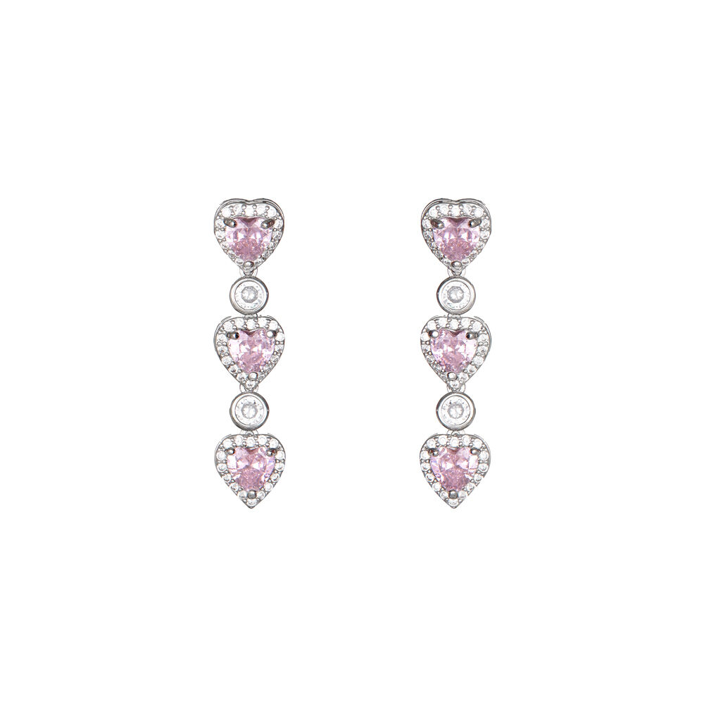 Ottaviani Orecchini rodiati con cubic zirconia