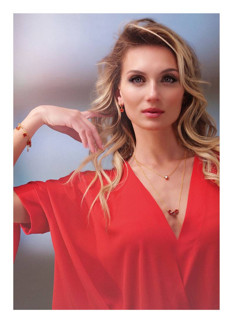 Ottaviani Orecchini dorati con cubic zirconia Saldi