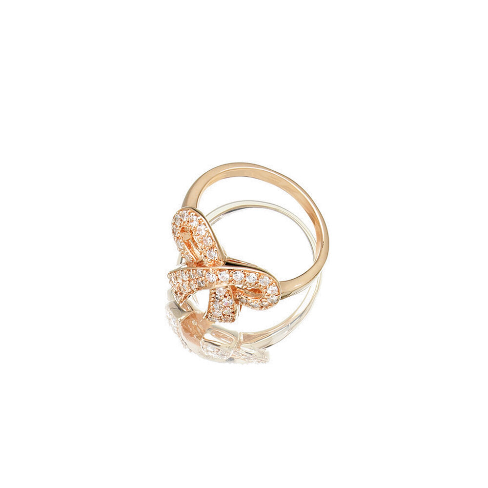 Ottaviani Anello arg. "fiocchetto" rose'