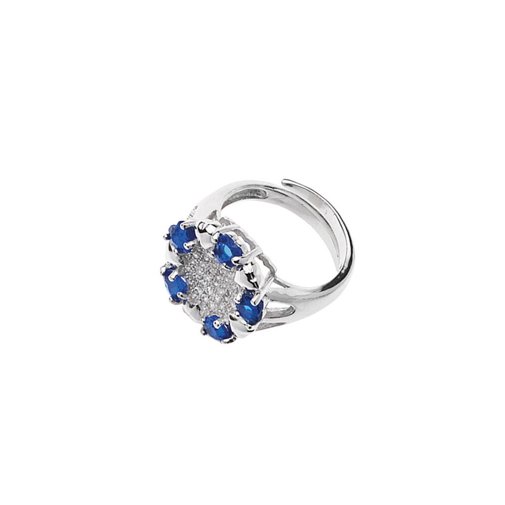 Ottaviani Anello arg. "blue love"