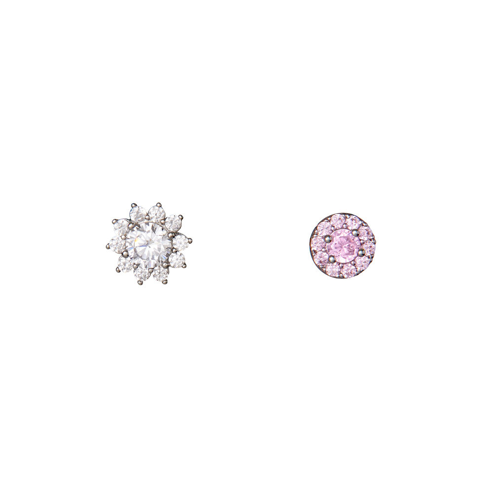 Ottaviani Orecchini rodiati con cubic zirconia