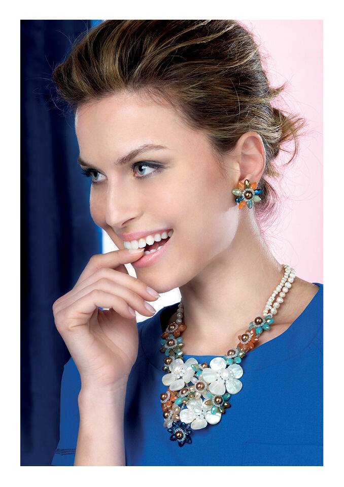 Ottaviani Bracciale con perle,madreperla e cristalli Offerta