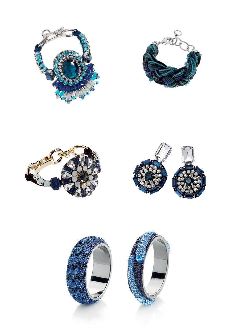 Ottaviani Bracciale con cristalli,perline e strass Economico