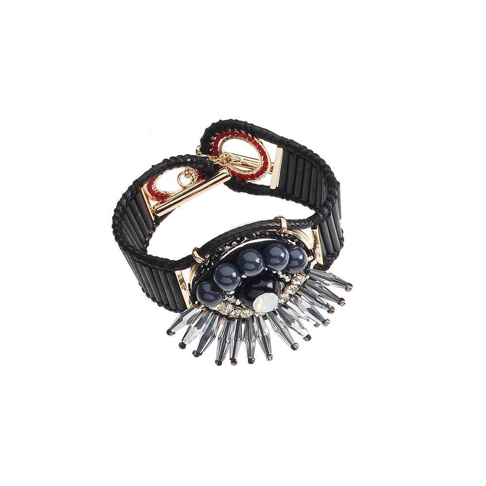 Ottaviani Bracciale con cristalli,perle e perline