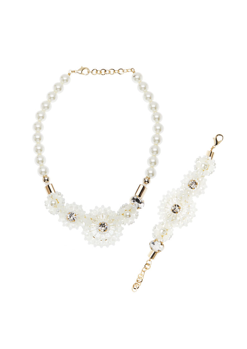 Ottaviani Bracciale con perle bijoux,perline e strass I Più Venduti