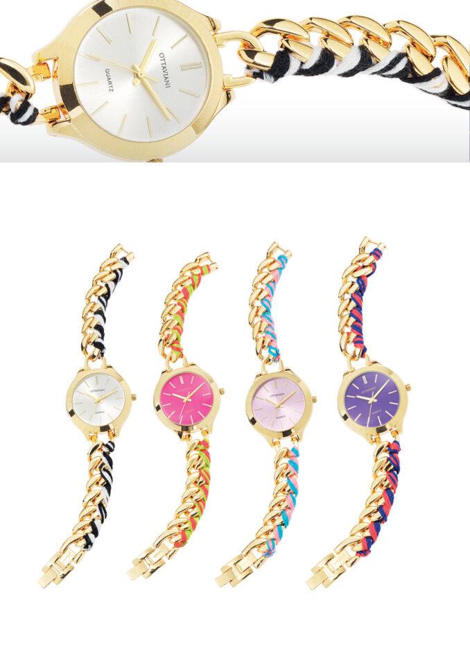 Ottaviani Quarzo argento,bracciale catena Moda