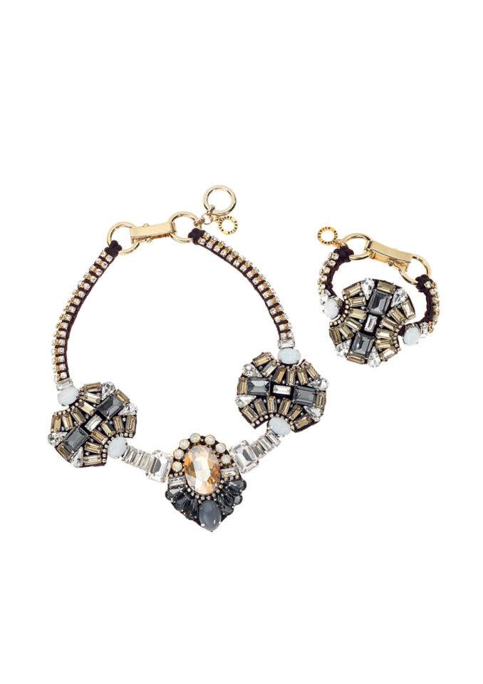 Ottaviani Collana con cristalli,strass e perline 2025