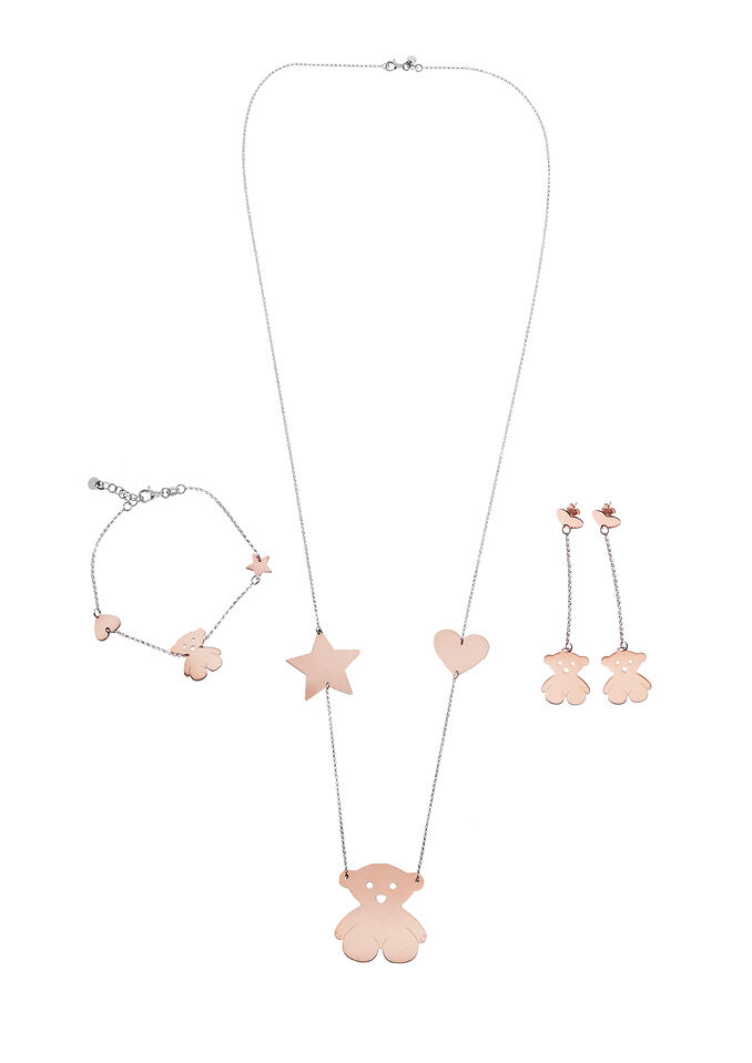Ottaviani Collana in argento rodiato rose gold Economico
