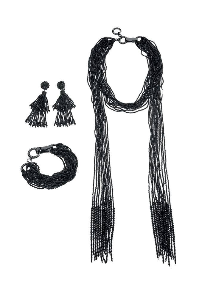 Ottaviani Collana con cristalli e perline Vendita Calda