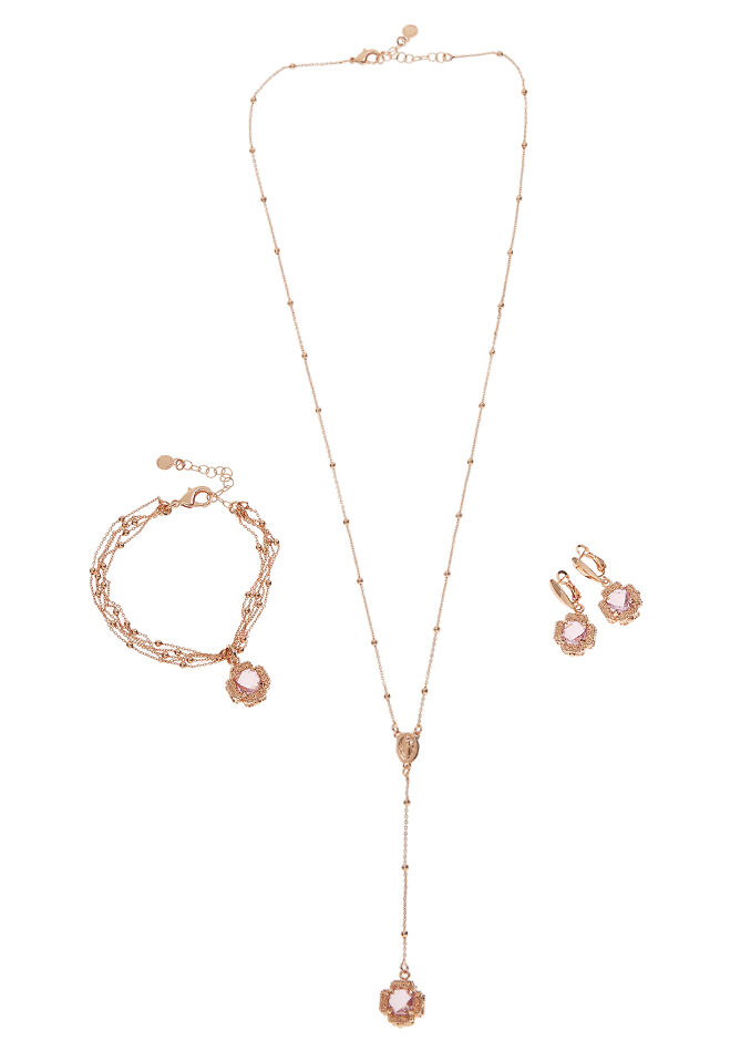 Ottaviani Bracciale"gotico"in argento con cristalli Spedizione Gratuita