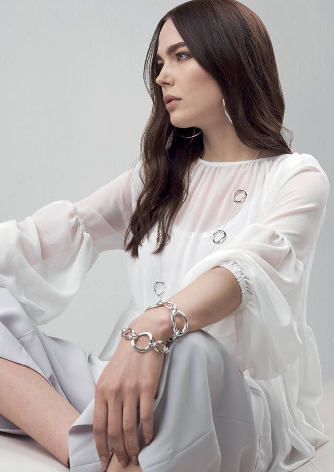 Ottaviani Bracciale"elegance" in argento / cm 19 Pezzi Unici