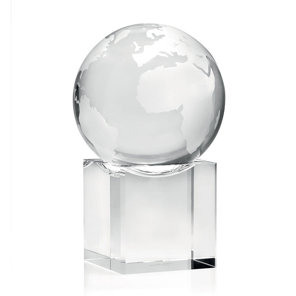Ottaviani Scultura mappamondo in cristallo diam.15 cm Fino Al -60%
