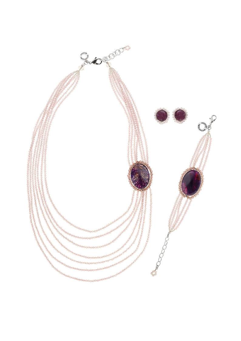 Ottaviani Collana con agata e cristalli Promozione