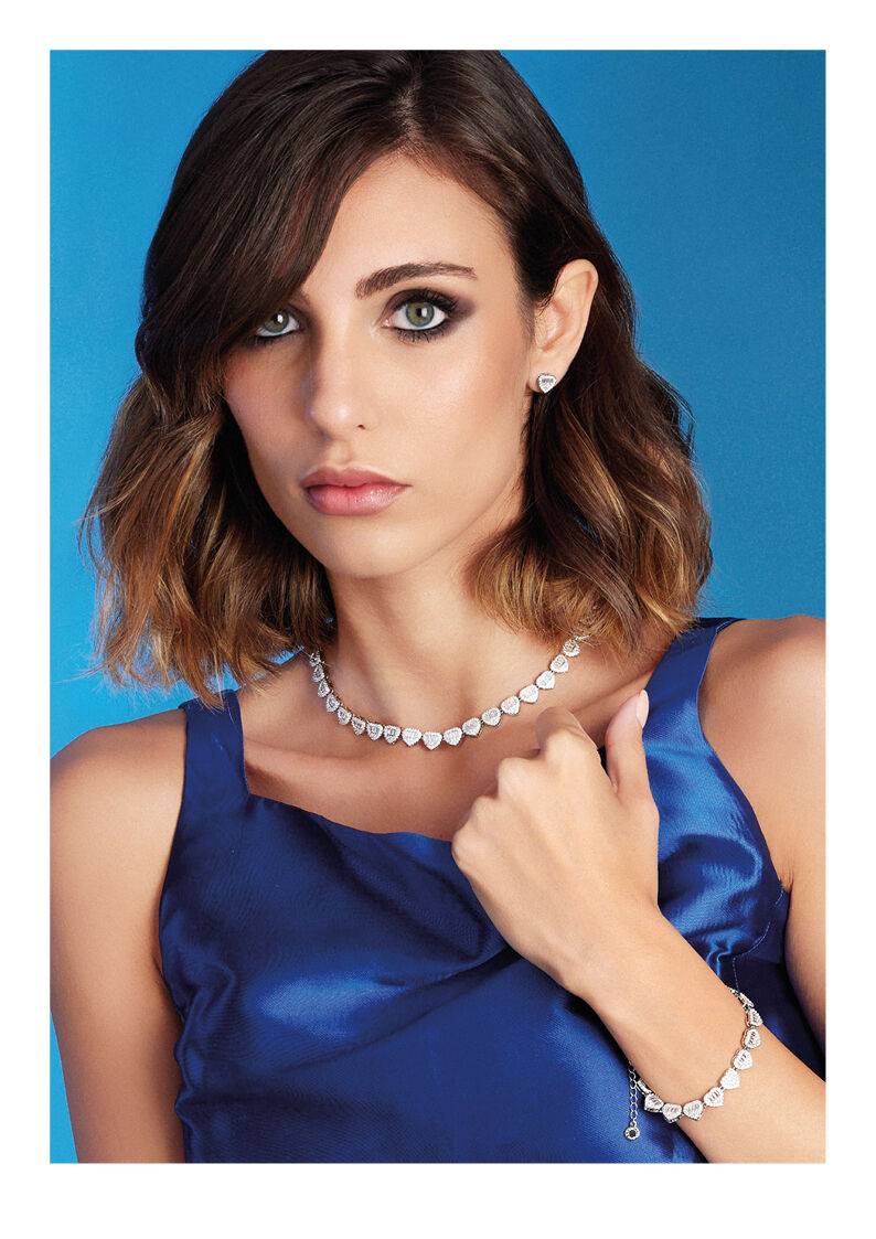 Ottaviani Collana rodiata con cubic zirconia Fino Al -60%