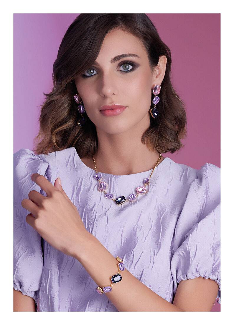 Ottaviani Collana dorata con cristalli Promozione