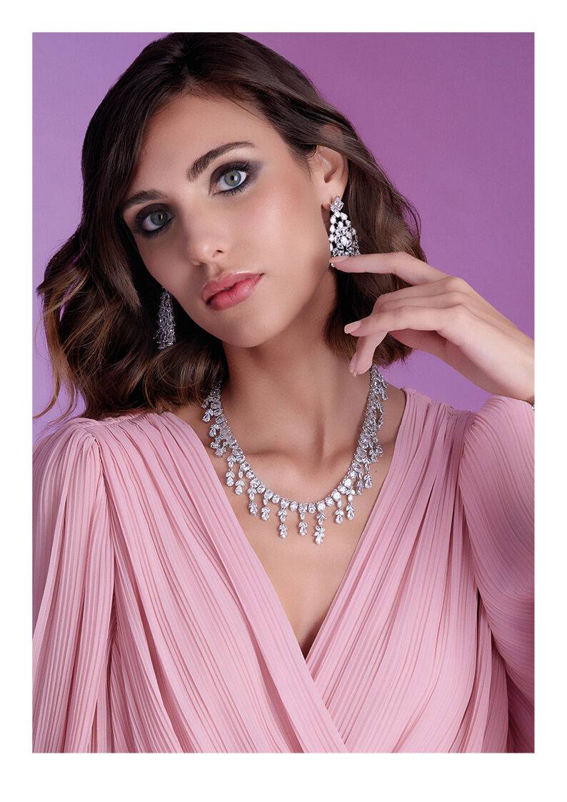 Ottaviani Collana rodiata con cubic zirconia Convenienza