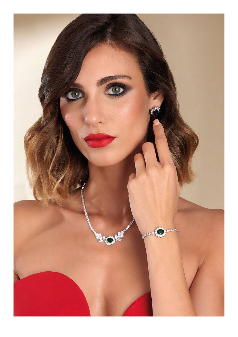 Ottaviani Bracciale rodiato con cubic zirconia Hotsell