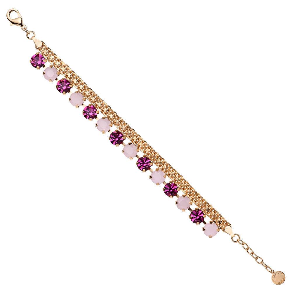 Ottaviani Bracciale dorato con cristalli