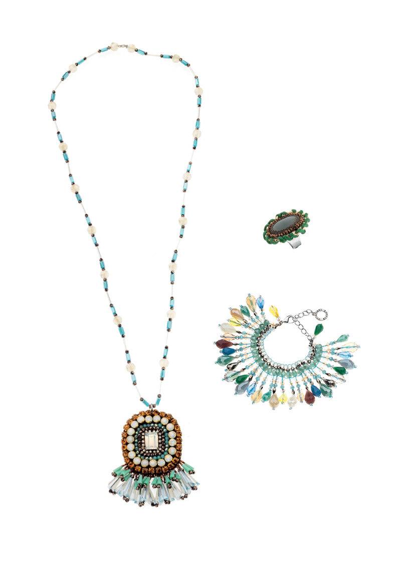 Ottaviani Bracciale con strass e perline 2025