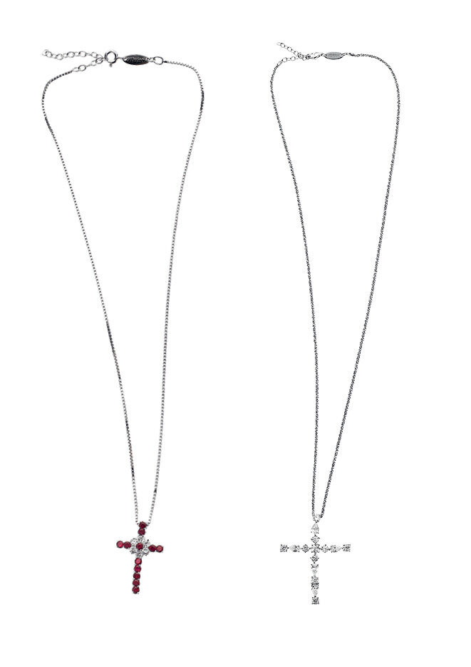 Ottaviani Collana arg. "croce di ghiaccio" Saldi