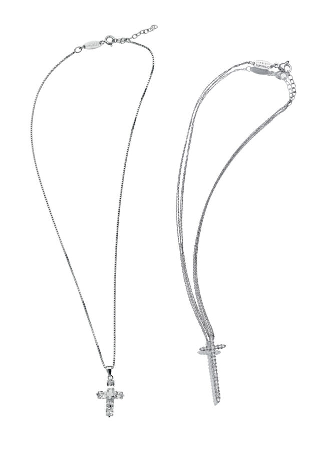 Ottaviani Collana arg. "croce white" Comprane uno, ottenene uno gratis