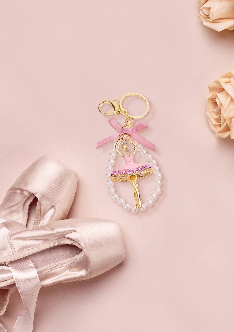 Ottaviani Portachiavi dorato con strass smalti perline f Fino al 55% di sconto