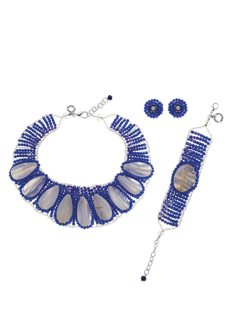 Ottaviani Bracciale con agata e cristalli Super sconto