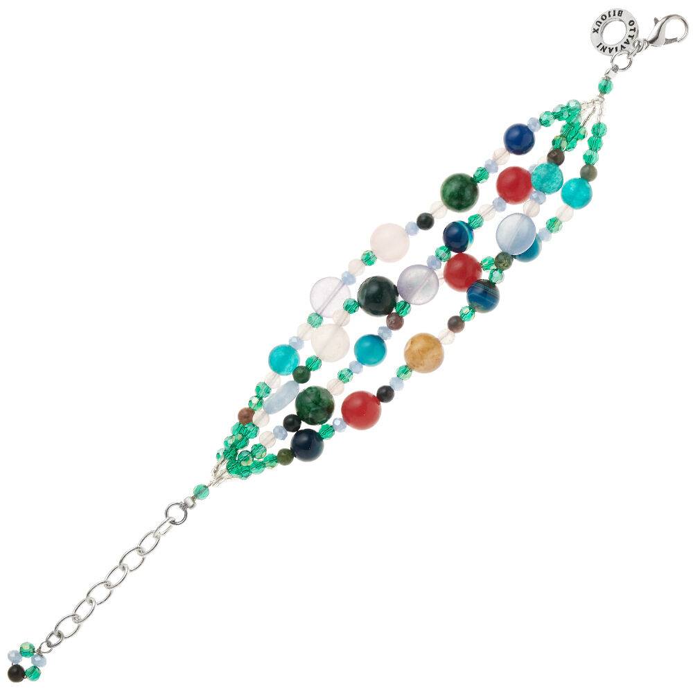 Ottaviani Bracciale con agata e cristalli Enormi sconti