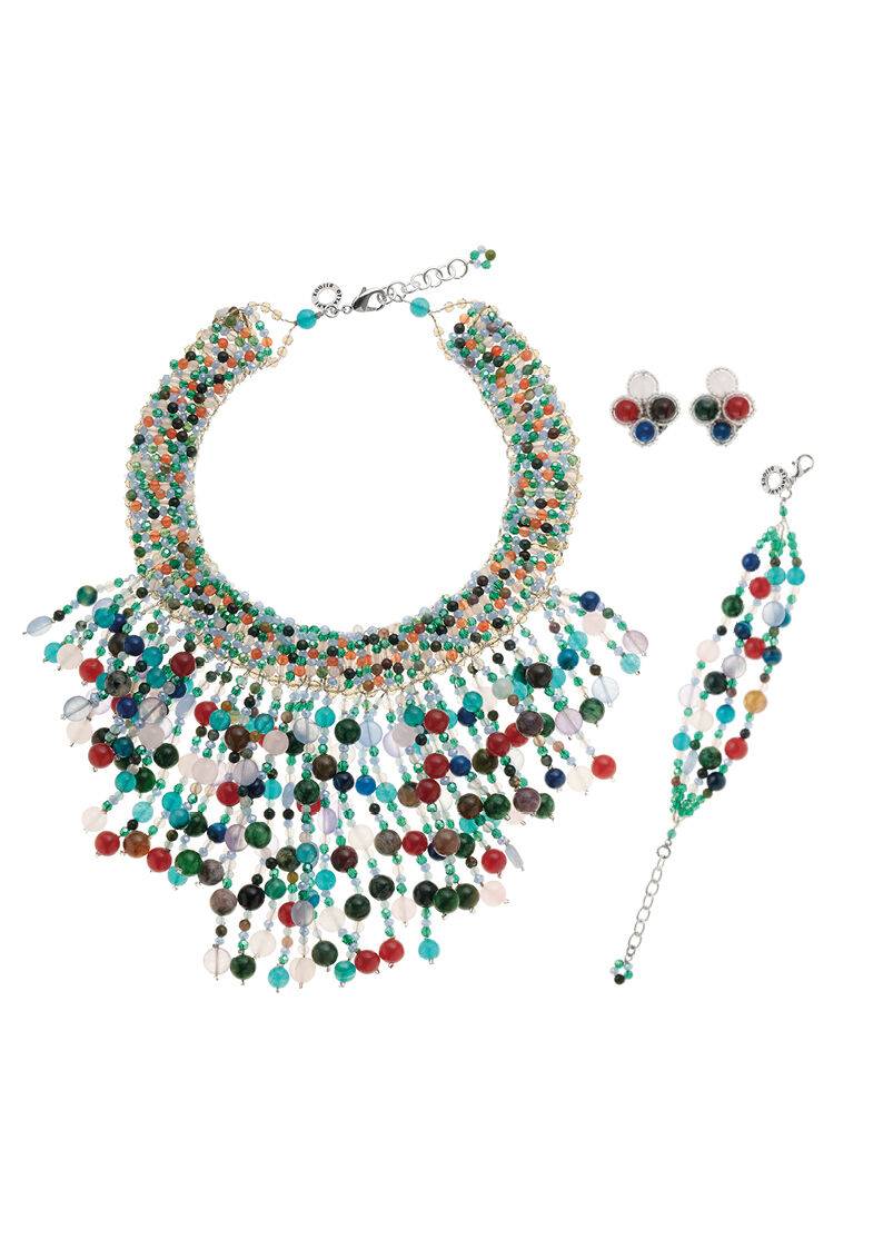 Ottaviani Bracciale con agata e cristalli Enormi sconti