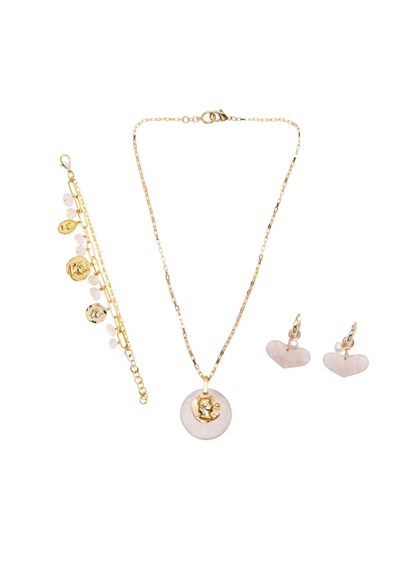 Ottaviani Collana con quarzo rosa Negozi Online