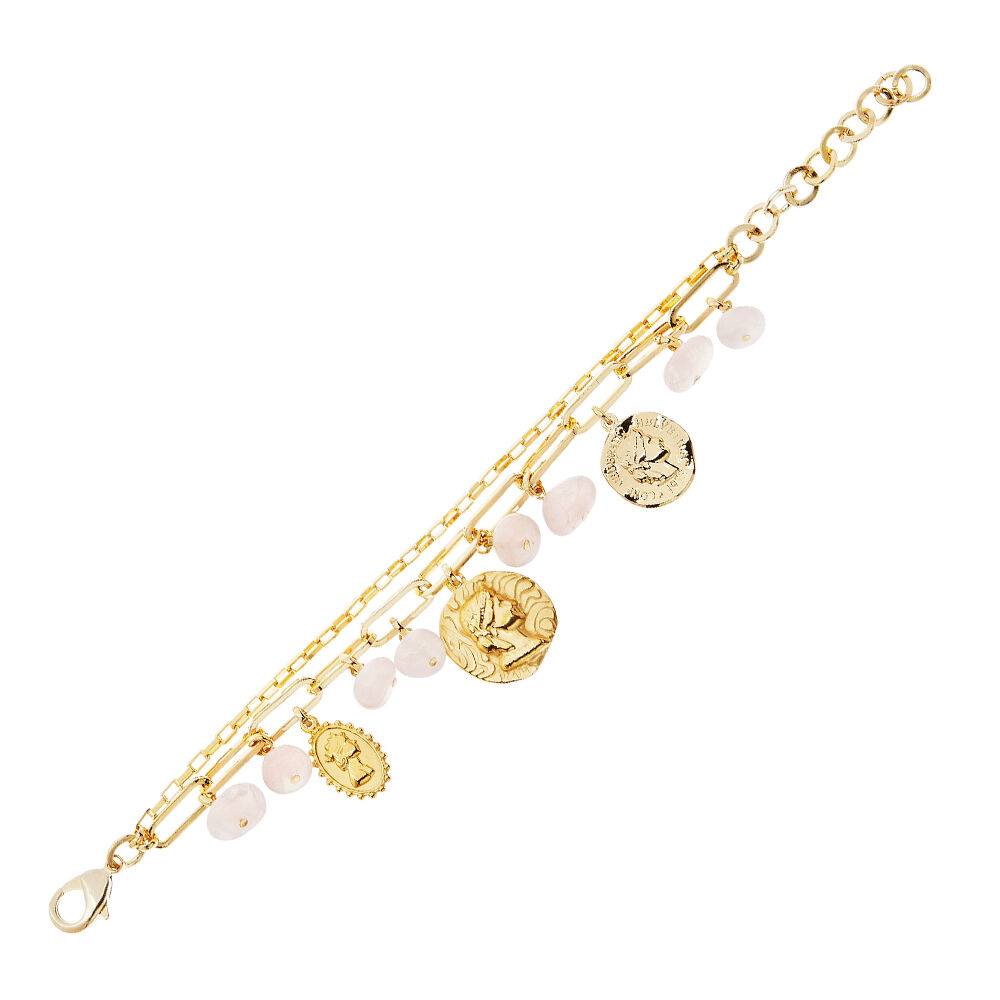 Ottaviani Bracciale con quarzi rosa Promozione Limitata