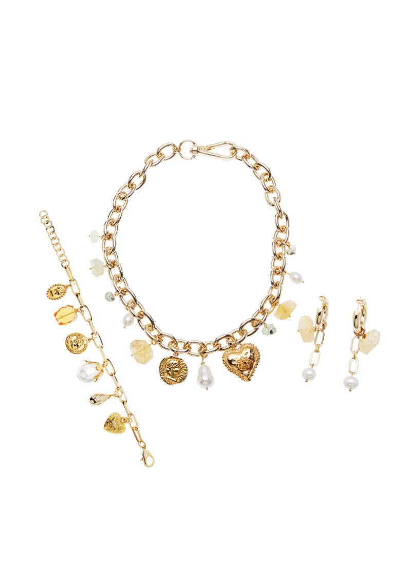 Ottaviani Orecchini con quarzi e perle bijoux Fino Al -60%