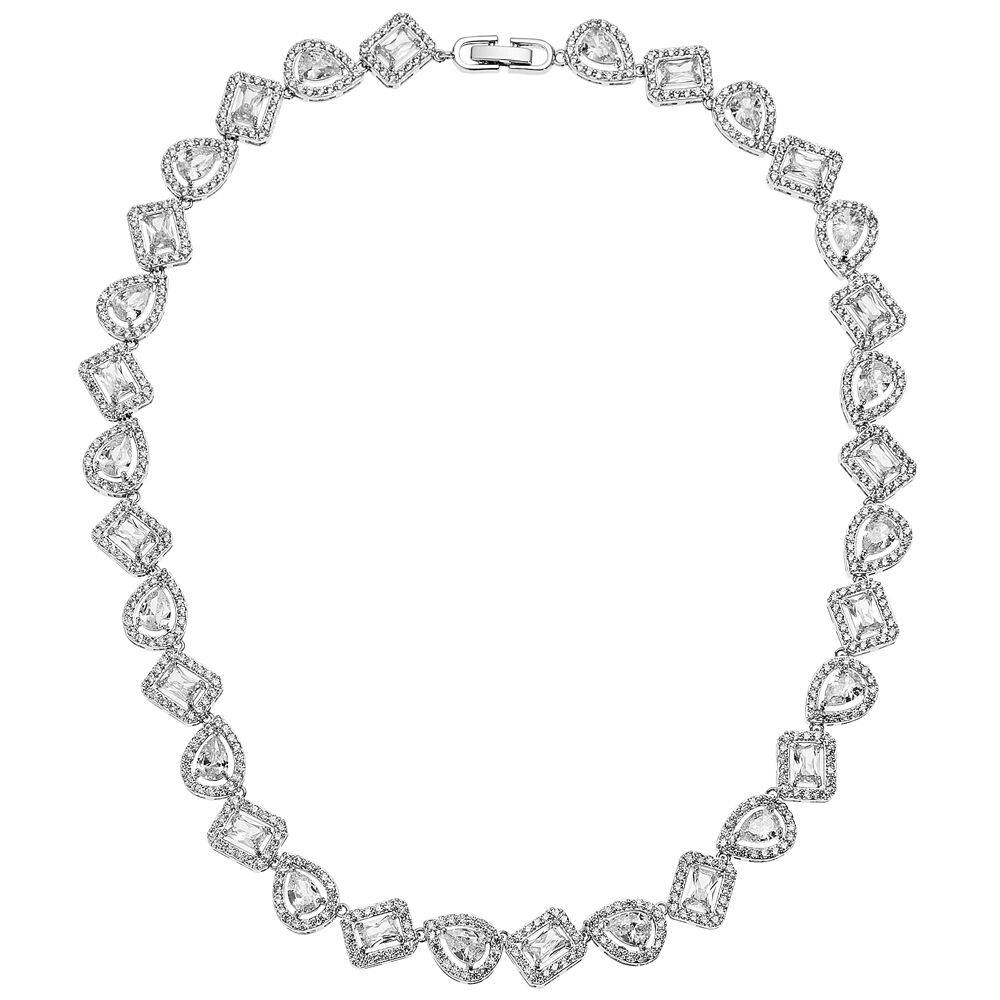 Ottaviani Collana con cubic zirconia Economico