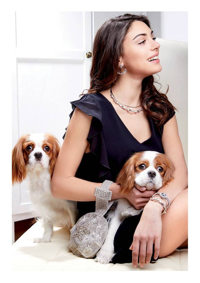 Ottaviani Clutch con perline,cristalli e strass Offerta speciale