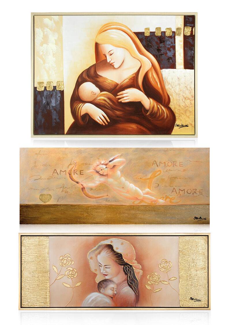Ottaviani Quadro sacro su tela"santa casa" cm.120x90 Offerta Giorno del Papà