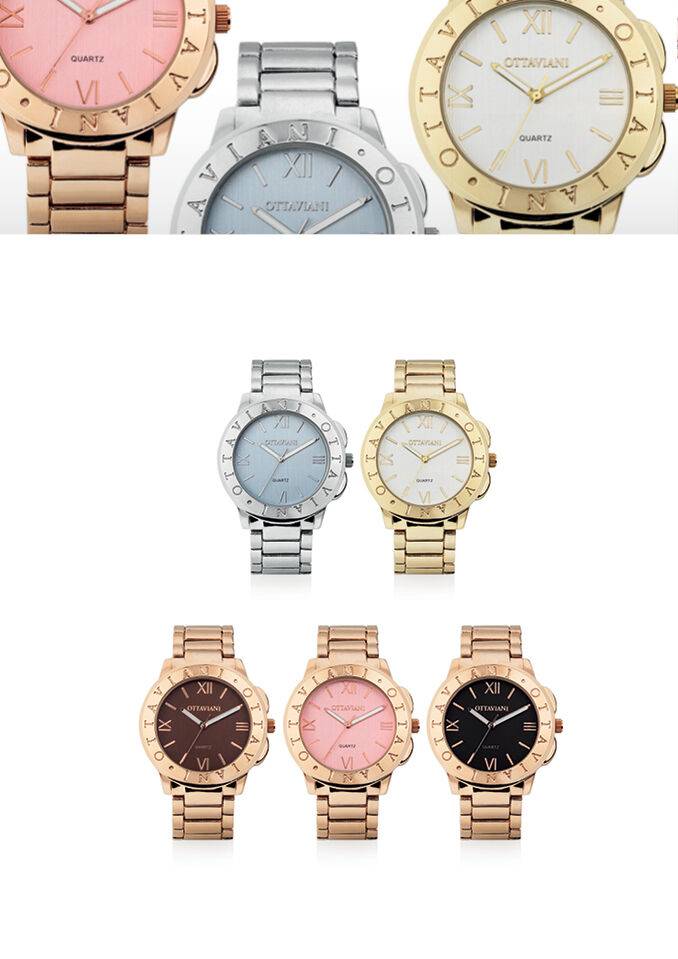 Ottaviani Quarzo rose gold/nero con ghiera ottaviani Offerta migliore