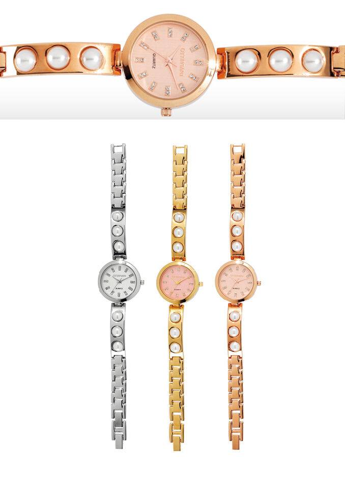 Ottaviani Quarzo rose gold con perle Online Outlet