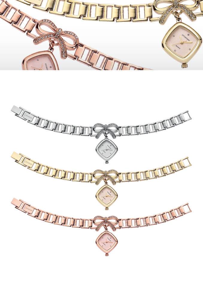 Ottaviani Quarzo rose gold con fiocco Offerta temporanea