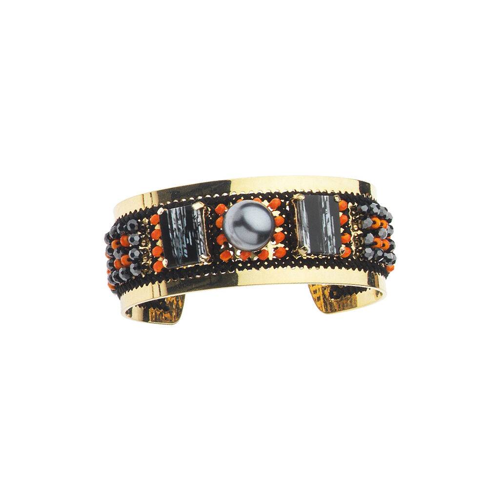 Ottaviani Bangle con cristalli, strass e perline Enormi risparmi