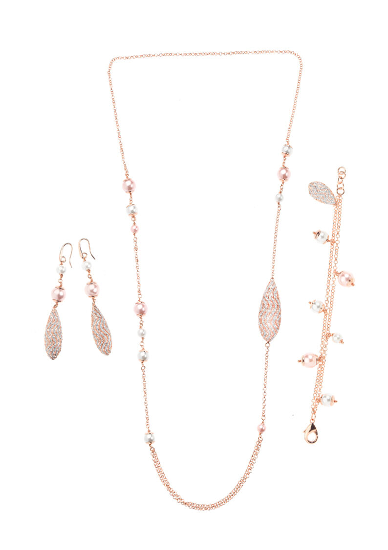 Ottaviani Orecchini in bronzo con perle bijoux Fino al 60% di sconto