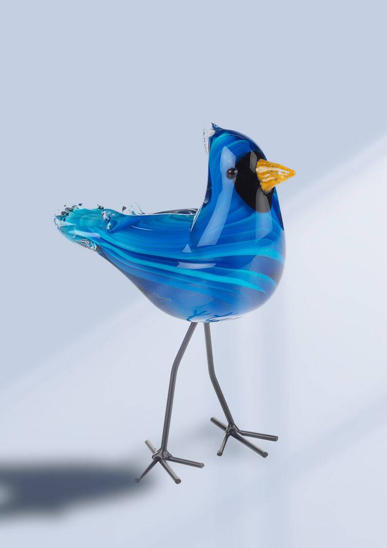 Ottaviani Scultura in cristallo "passerotto" h.19cm In Vendita
