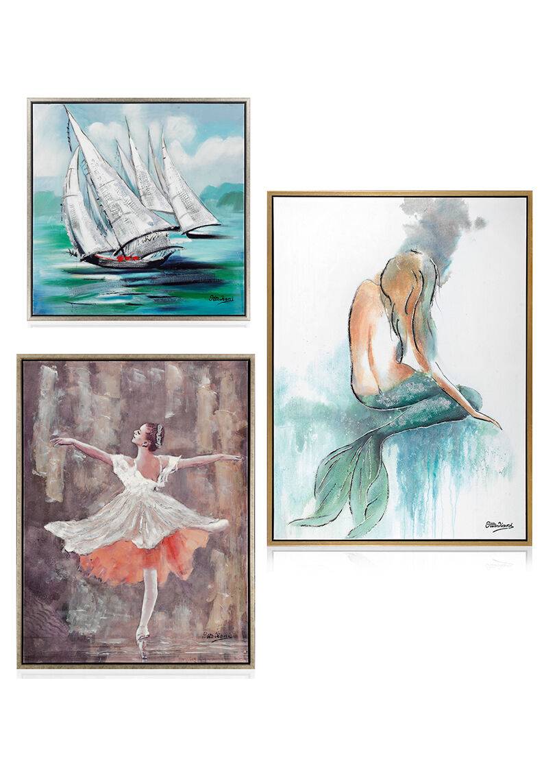Ottaviani Quadro "danza classica" cm 75x100-superf.lucid Saldi Di Fabbrica