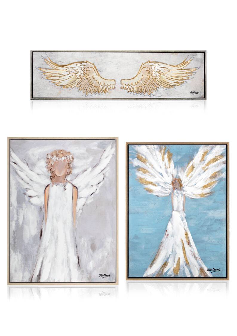 Ottaviani Quadro "ali d'angelo" cm 180x50 superf.lucida Vendite Flash