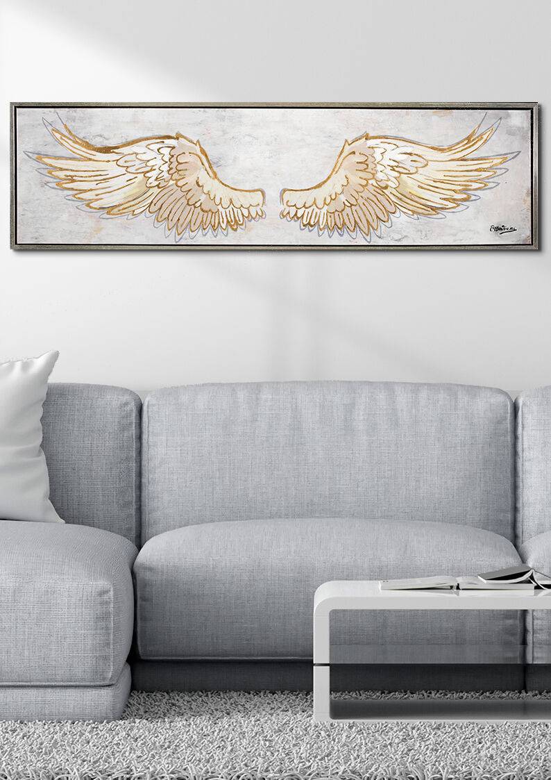 Ottaviani Quadro "ali d'angelo" cm 180x50 superf.lucida Vendite Flash