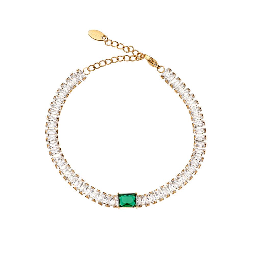 Ottaviani Bracciale dorato con cristalli Offerta natalizia