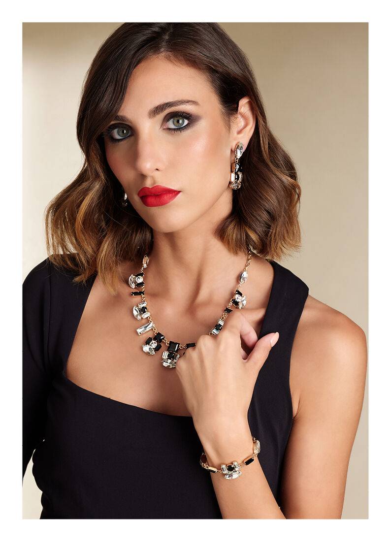 Ottaviani Bracciale dorato con cristalli Offerta per la Festa della Mamma