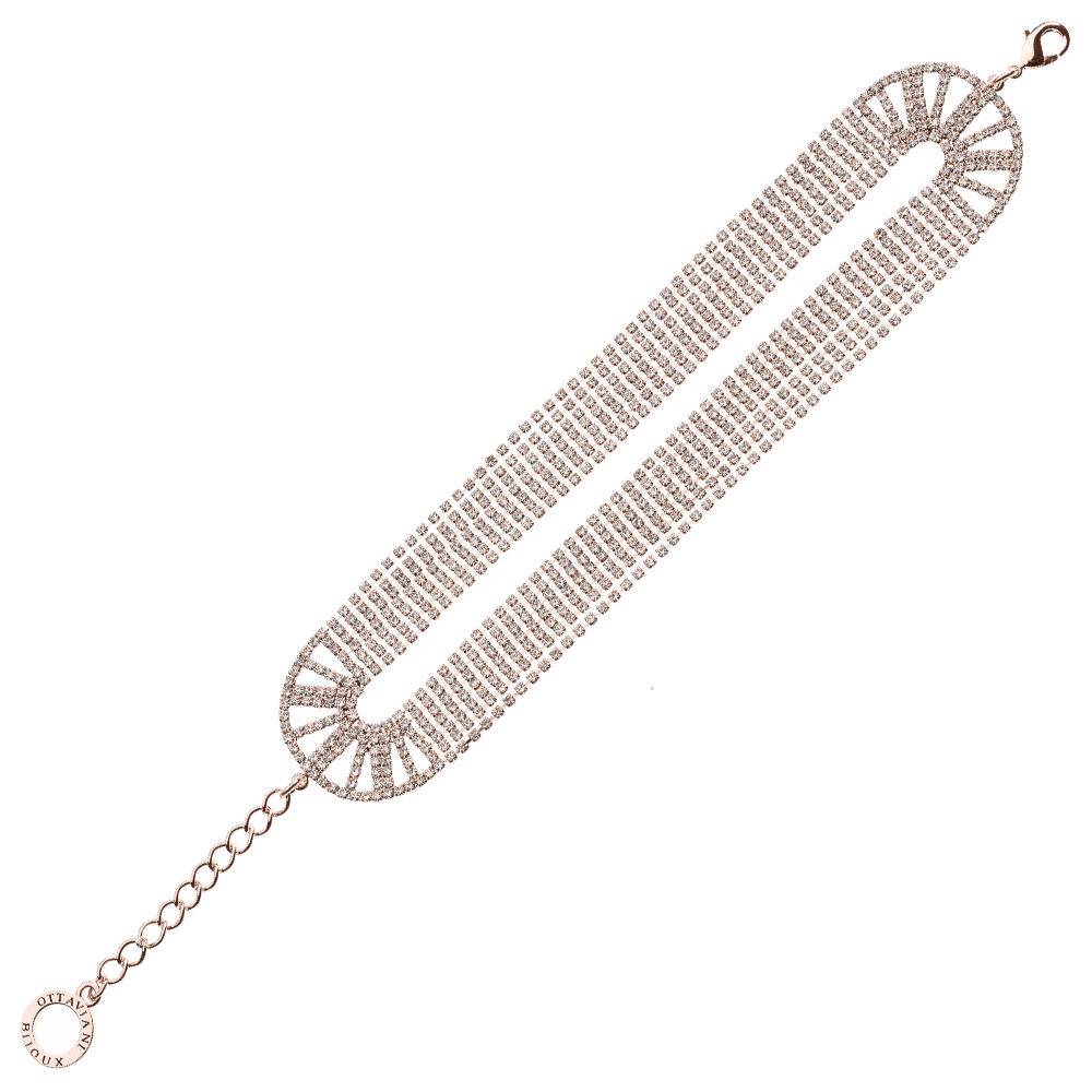 Ottaviani Bracciale con strass e cristalli