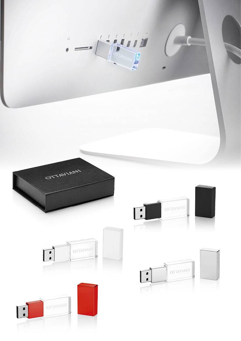 Ottaviani Chiavetta usb ottaviani nero 8 gb Rilascio limitato