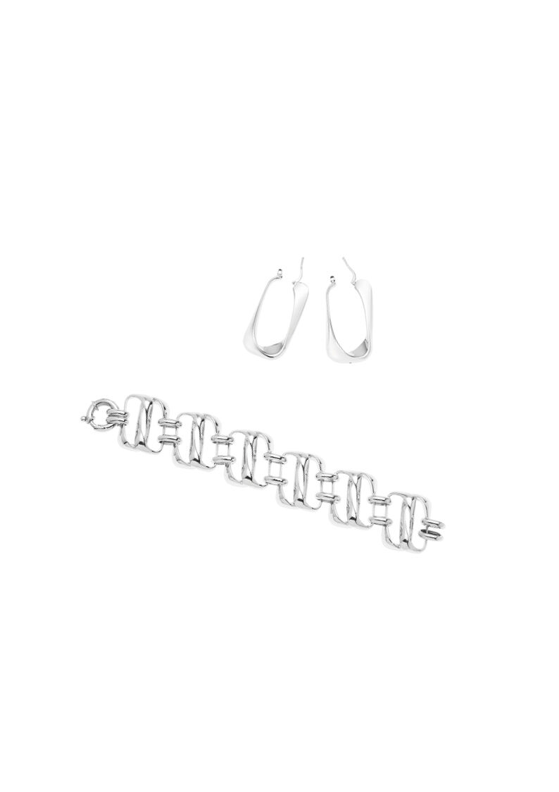 Ottaviani Orecchini "jersey" in argento 50% di sconto per tempo limitato