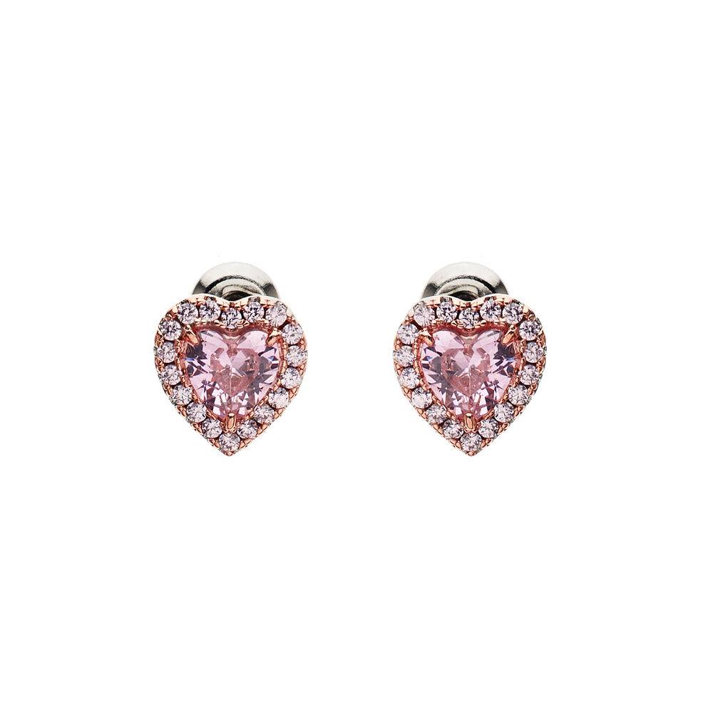 Ottaviani Orecchini placcati oro rosa con cubic zirconia Qualità